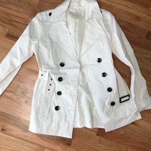 White trench coat